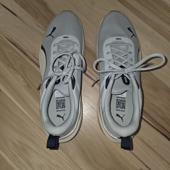 Puma Men's Gray Athletic Shoes - Picture 6 of 9